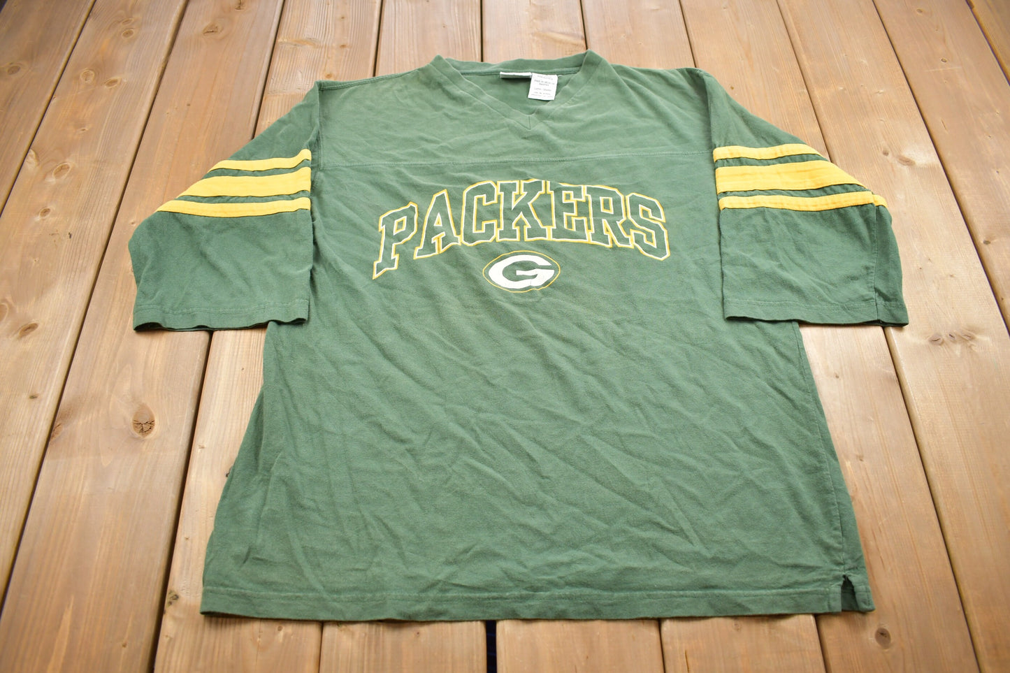 Vintage 2000 Green Bay Packers Raglan Sleeve Shirt / Vintage T Shirt / Streetwear / Rare Vintage / NFL Vintage