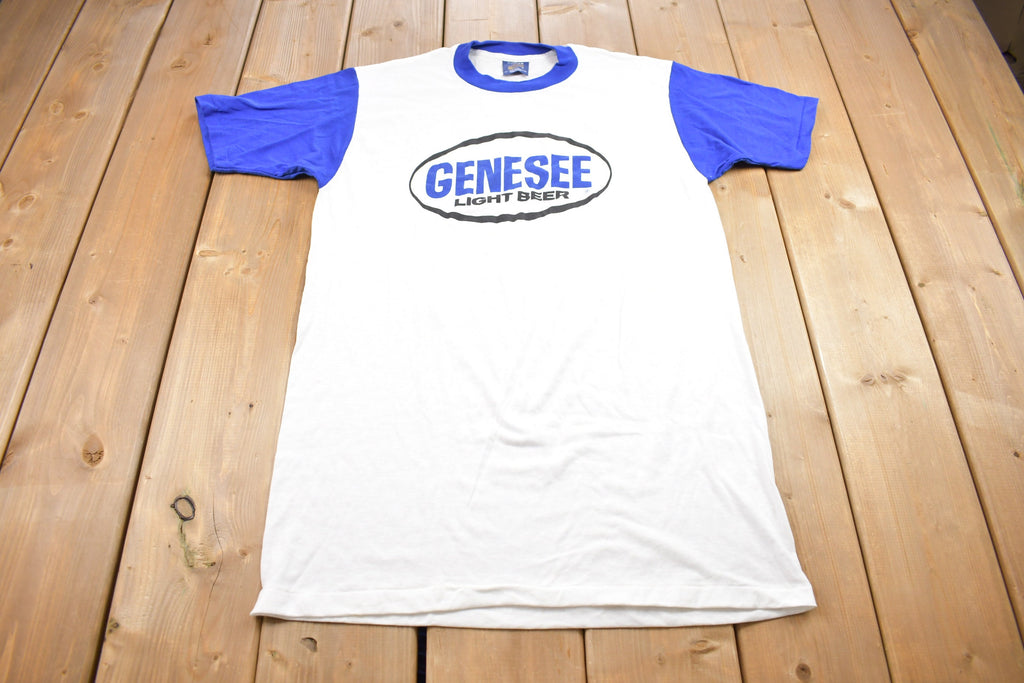 Vintage 1970s Genesee Light Beer Graphic T Shirt