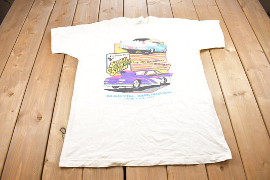 Vintage 1994 Super Chevy Show Michigan Graphic T Shirt / Yellowing / Vintage T Shirt / Rare Vintage / Single Stitch / Made In USA