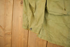 Vintage 1940s US Army Military Green Button Up Shirt