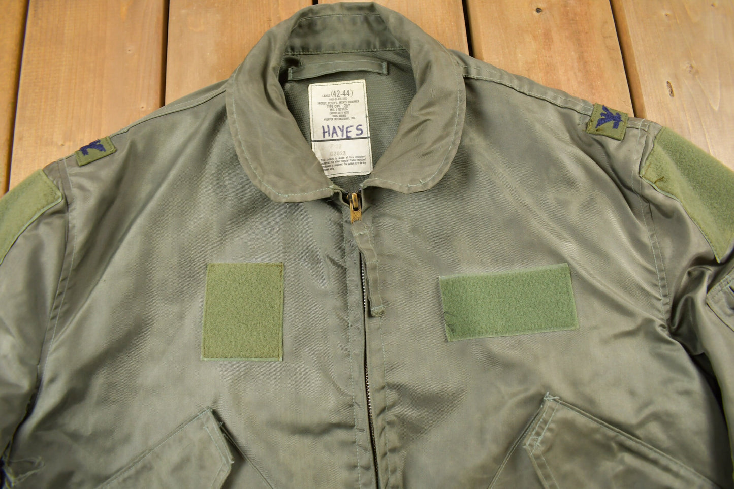 Vintage 2000 US Army Summer Flyers Military Jacket / Type CWU Bomber Jacket / Militaria / Size Large / Streetwear / Army Flight Jacket