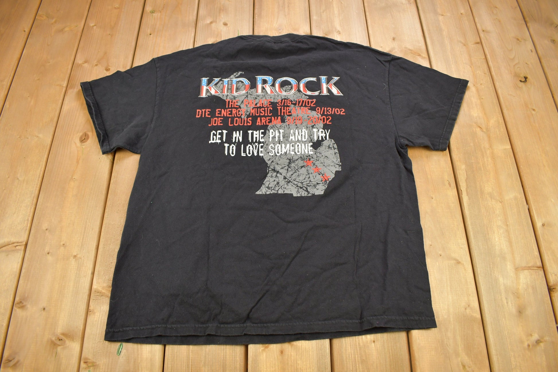 Vintage 2002 Kid Rock Detroit South Of Heaven Tour T-shirt