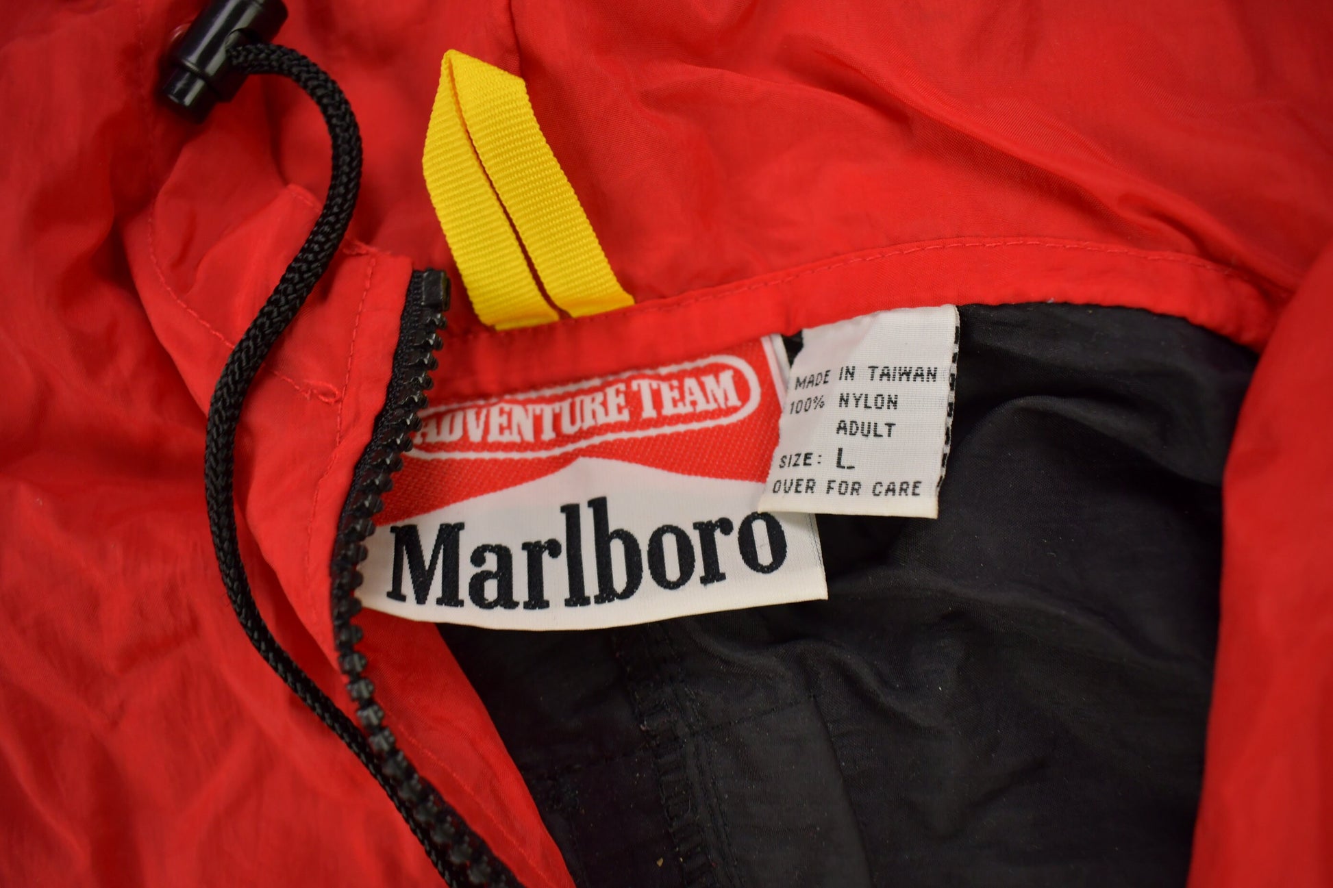 Vintage 1990s Marlboro Adventure Team Color Block Windbreaker Jacket