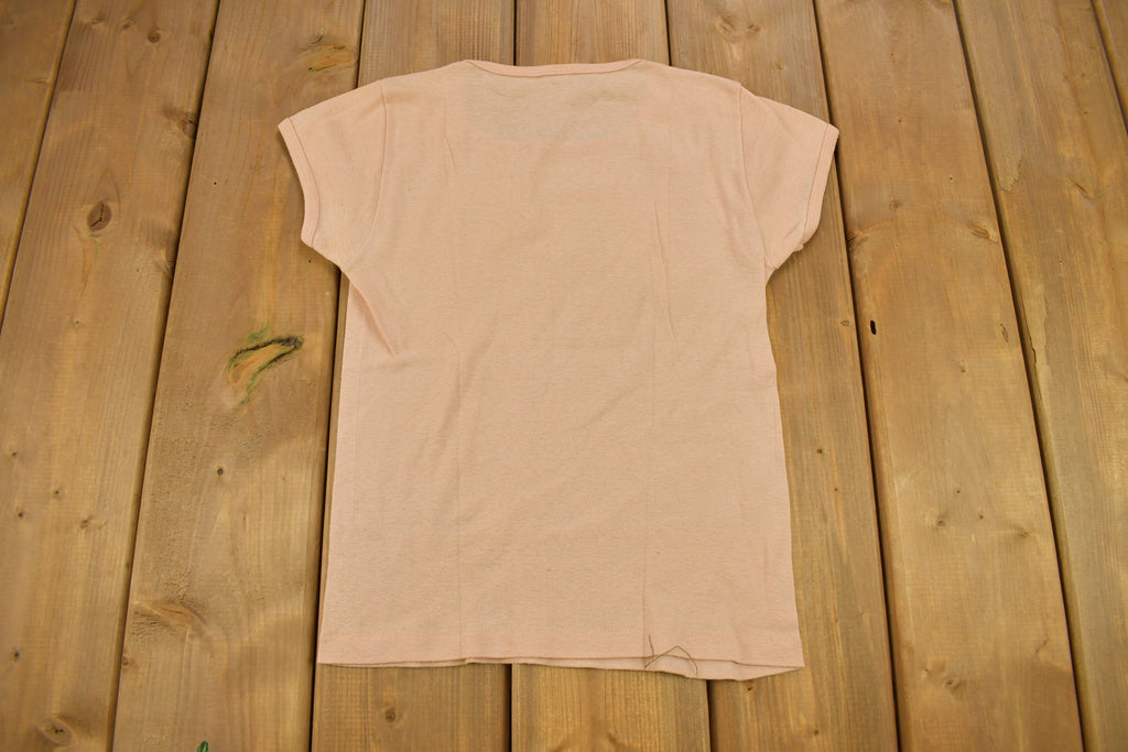 Vintage 1960s Days Of Our Lives Graphic Ringer T Shirt