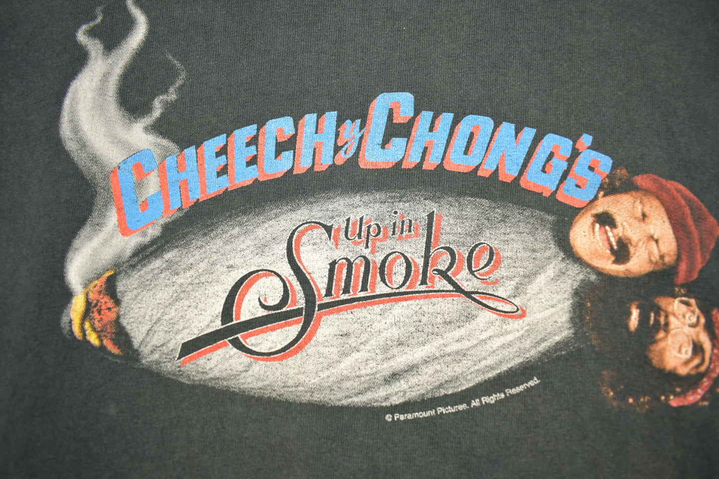 Vintage 1990s Cheech And Chong Up In Smoke Movie Promo T-shirt / Vintage Movie Tee / Made In USA / Single Stitch / Rare Vintage