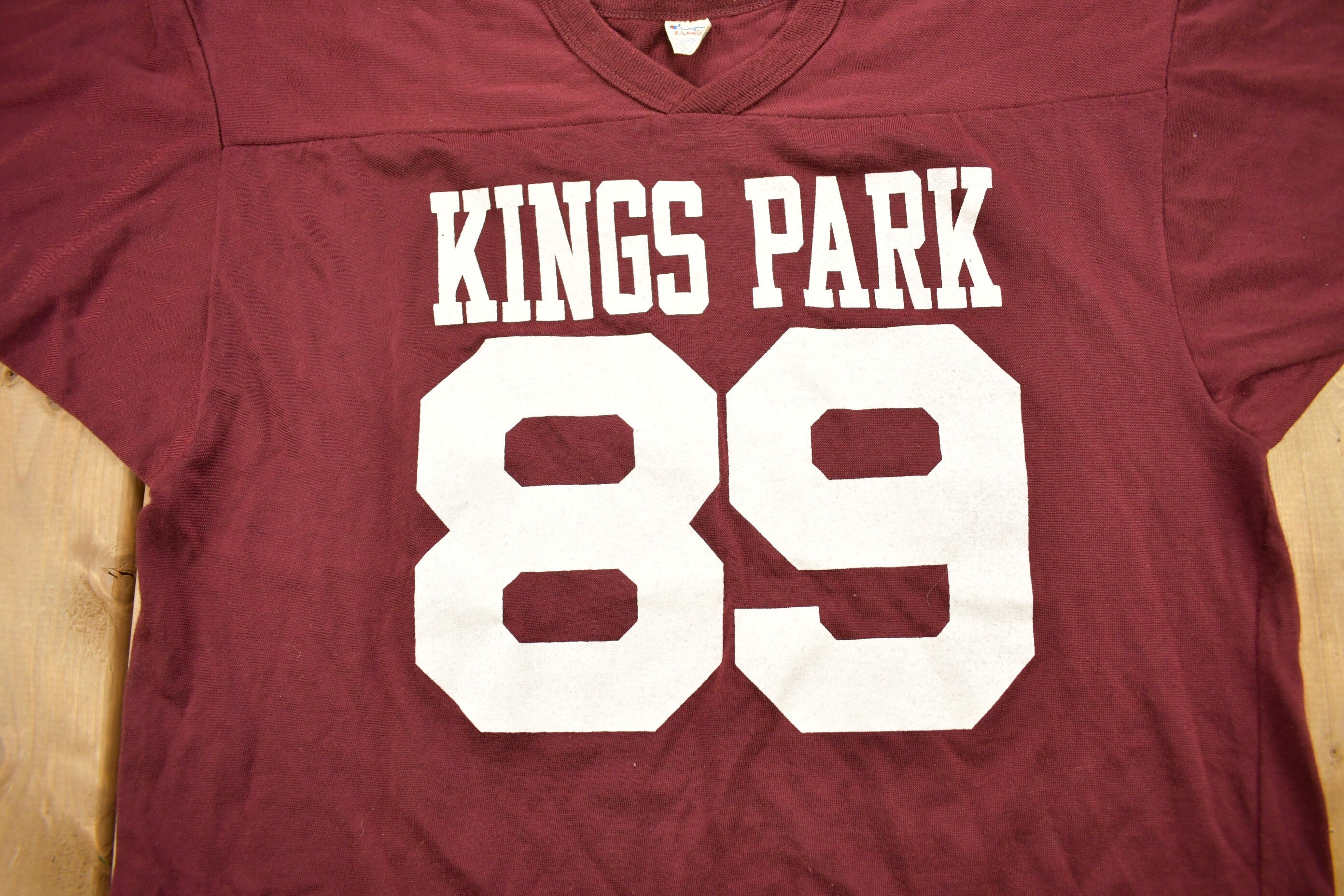 Vintage 1989 Kings Park Barbara Football Jersey Style