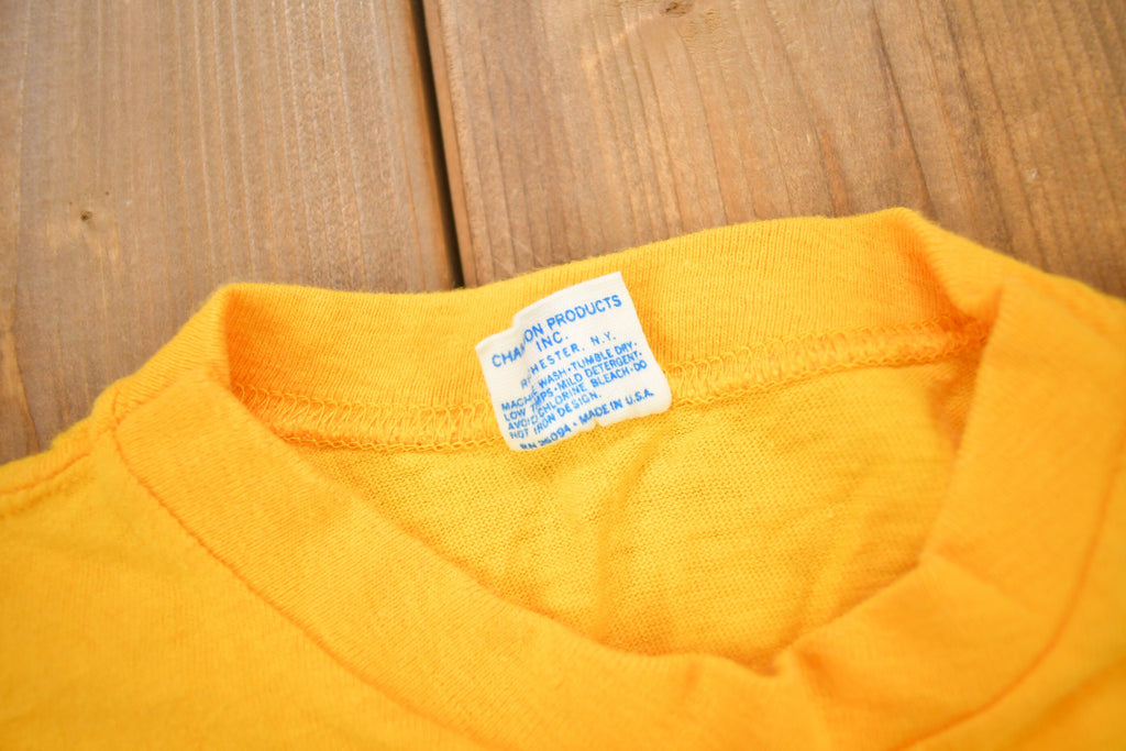 Vintage 1970s Camp Unirondack Graphic Champion T Shirt