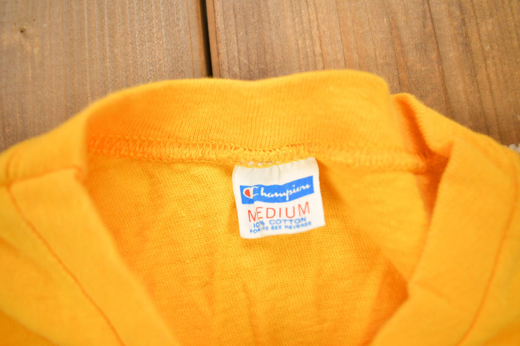 Vintage 1970s Camp Unirondack Graphic Champion T Shirt