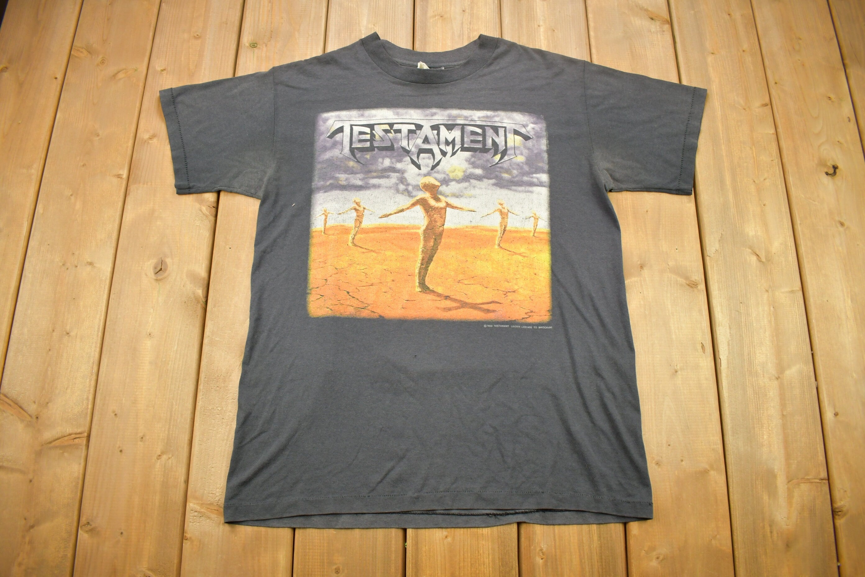 Vintage 1989 Testament Practice What Your Preach Tour Band T-shirt
