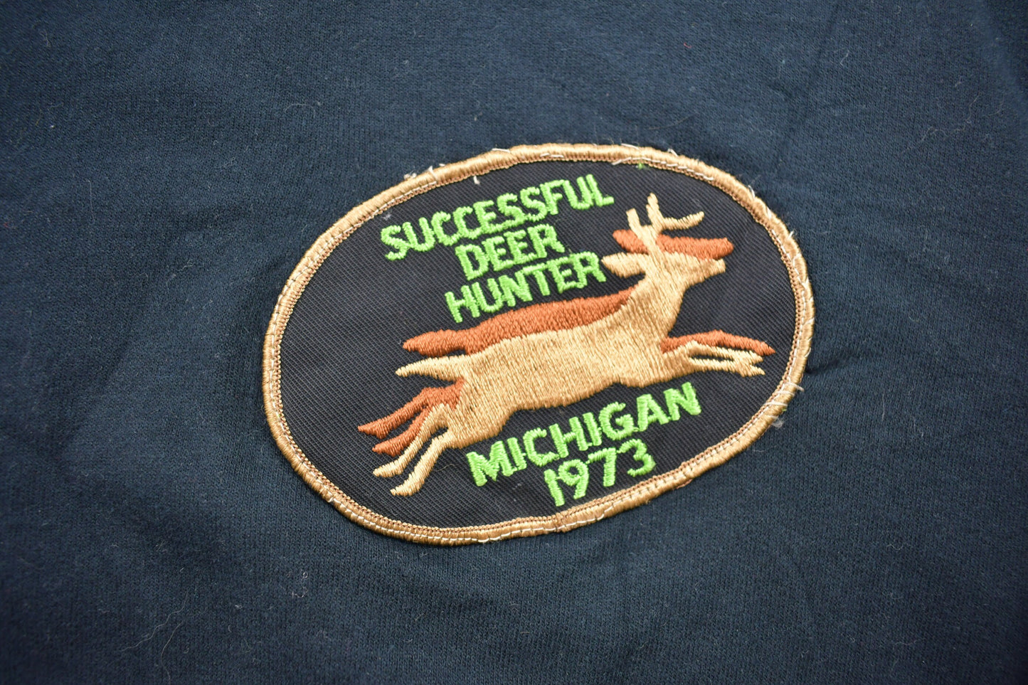 Vintage 1990s Successful Deer Hunter Michigan Crewneck Sweatshirt / 90s Crewneck / Essential / Streetwear / 90s