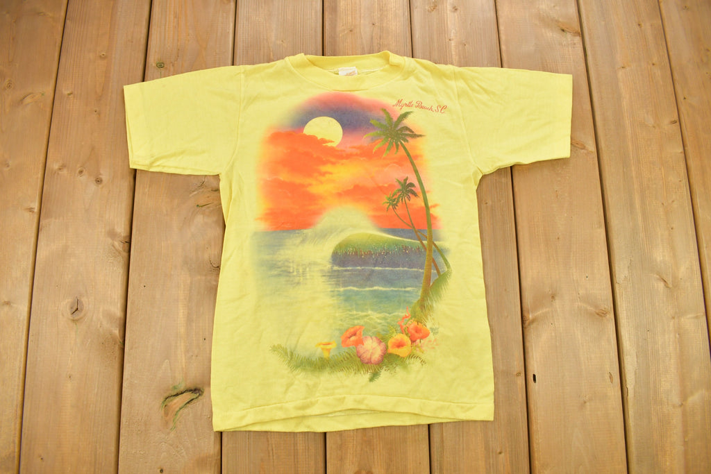 Vintage 1975 Myrtle Beach South Carolina Beach Theme T-Shirt
