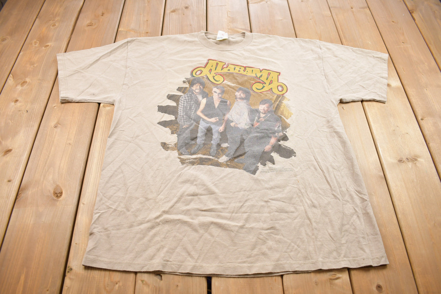 Vintage 1998 Alabama Tour Graphic T Shirt / Vintage Band T Shirt / Streetwear / Rare Vintage / Vintage Tour Shirt