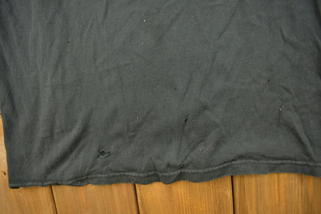 Vintage 1990s "I Used To Think Drinking Was Bad For Me, So I Gave Up Thinking" Graphic T Shirt