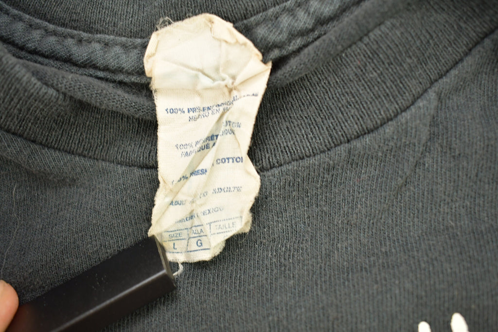 Vintage 1990s "I Used To Think Drinking Was Bad For Me, So I Gave Up Thinking" Graphic T Shirt