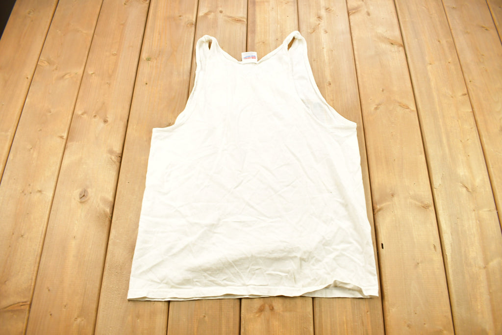 Vintage 1990s Numidia  Racing Graphic Tank Top Shirt