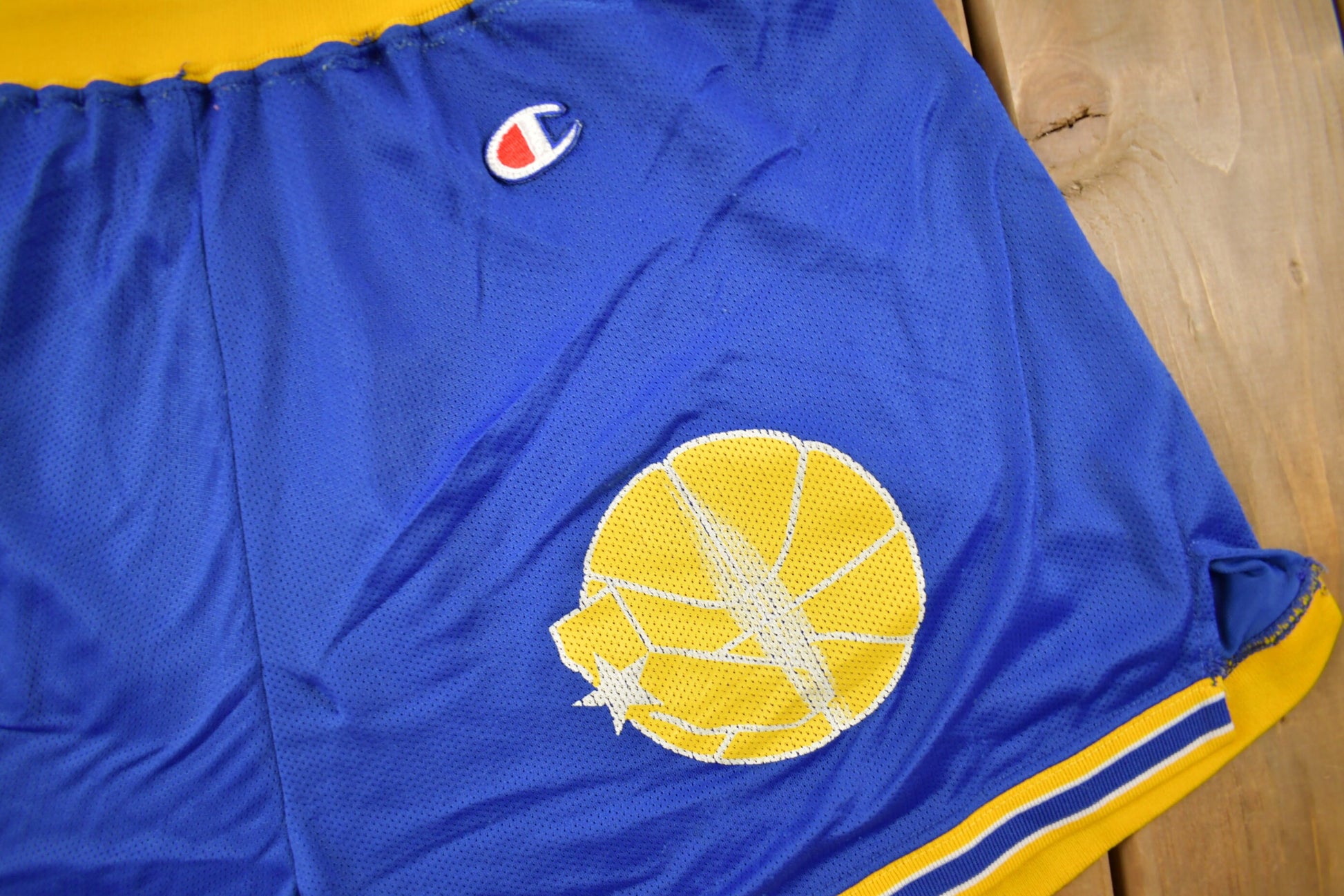 Vintage 1980s Golden State Warriors NBA Champion Basketball Shorts Size Large