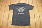 Vintage 1980s Laugerman's Harley Davidson York PA Bald Eagle Graphic T-Shirt