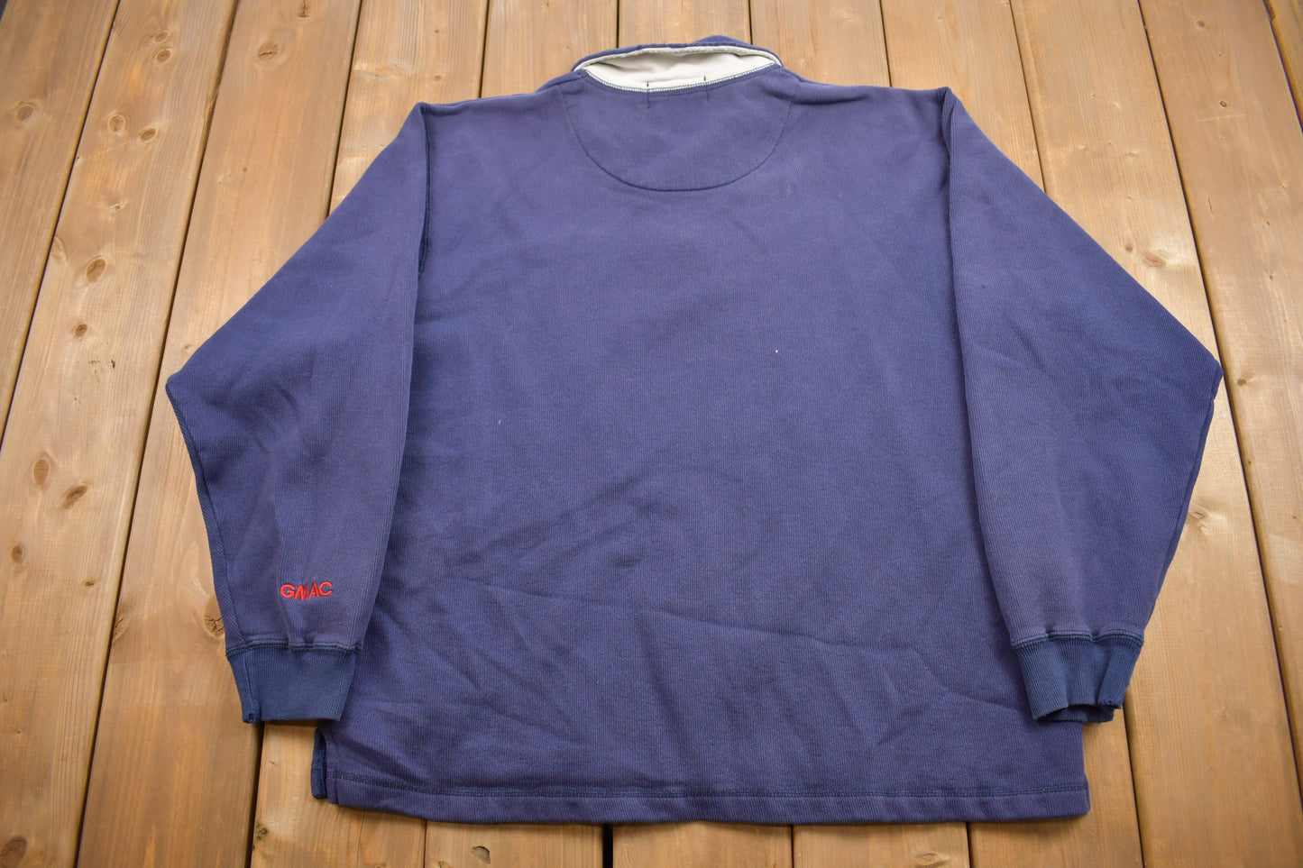 Vintage 1990s McCarthy Blank Quarter-Button Sweatshirt Made in Canada / 90s Sweatshirt/ Made In Canada/ Essential / Streetwear / 90s Blank