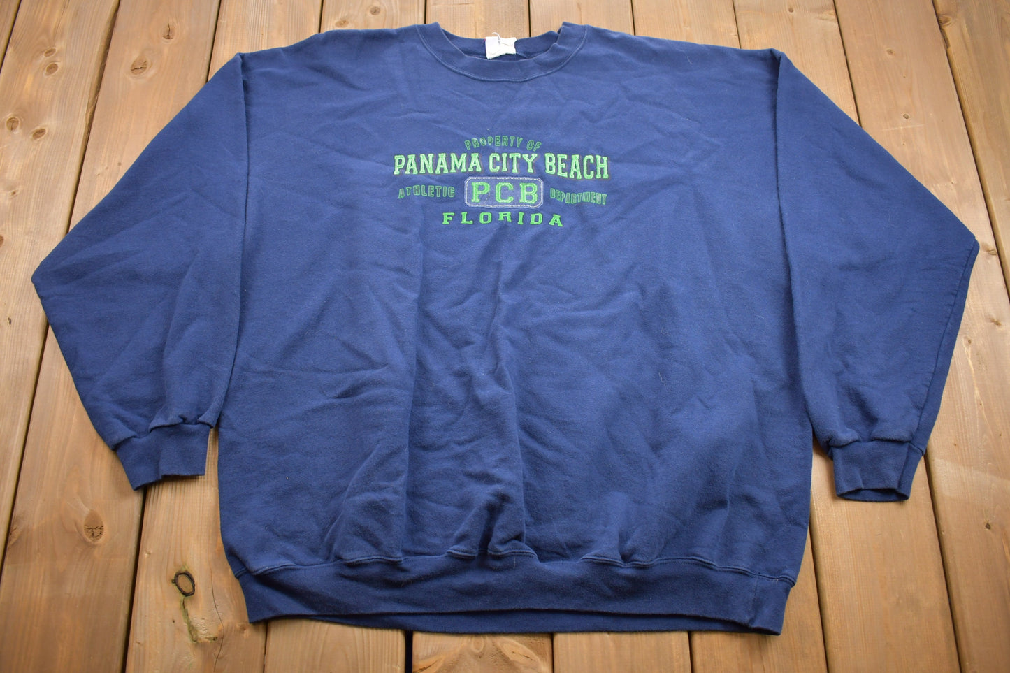 Vintage 1990s Panama City Beach Florida Crewneck Sweatshirt / 90s Crewneck / Souvenir Sweater / Streetwear / Travel And Vacation