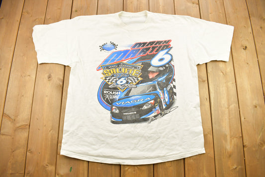 Vintage 1990s Mark Martin Nascar Viagra Racing Graphic T Shirt / Vintage T Shirt / Streetwear / Rare Vintage / American Vintage