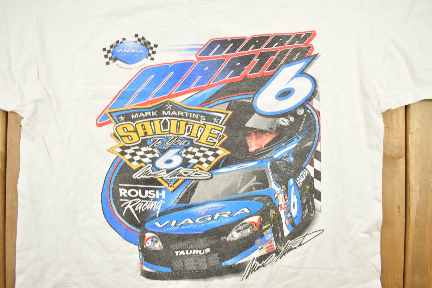 Vintage 1990s Mark Martin Nascar Viagra Racing Graphic T Shirt / Vintage T Shirt / Streetwear / Rare Vintage / American Vintage