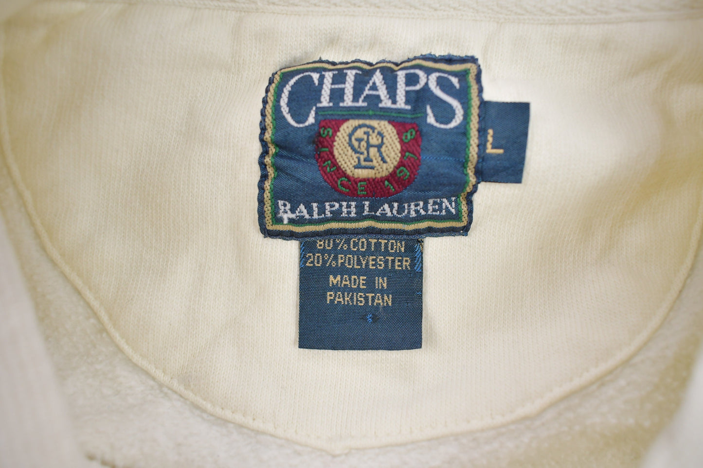 Vintage 1990s Polo Ralph Lauren Chaps Embroidered Crewneck Sweatshirt / 90s Crewneck / Streetwear / Vintage Polo