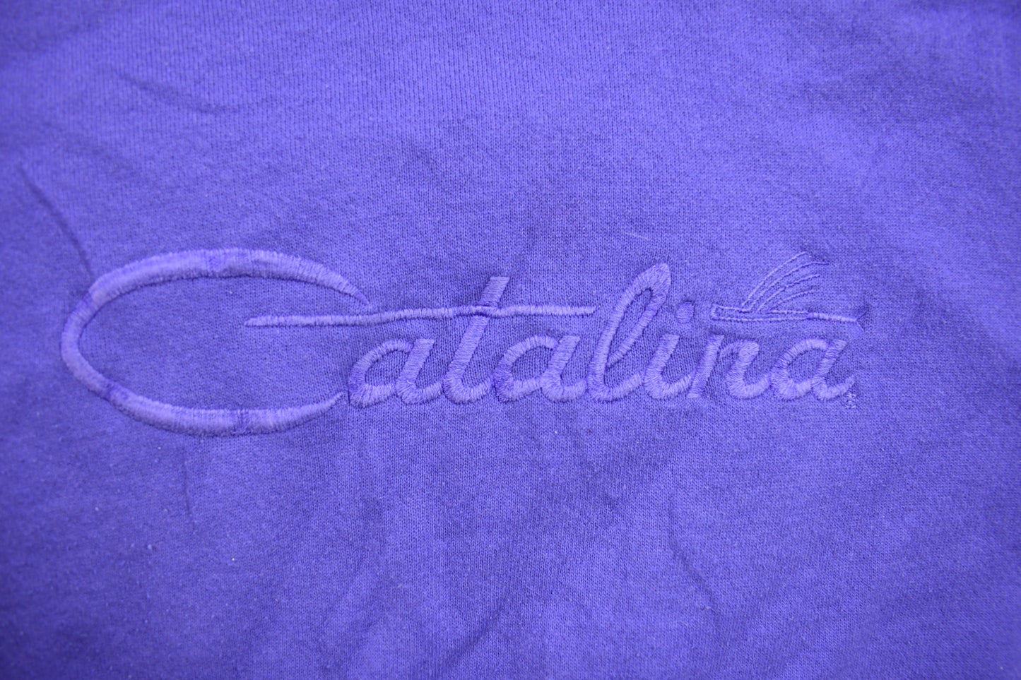 Vintage 1990s Catalina California Embroidered Crewneck Sweatshirt / 90s Crewneck / Souvenir Sweater / Streetwear / Travel And Vacation