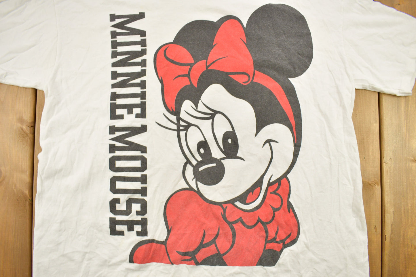 Vintage 1990s Minnie Mouse Double Sided T-Shirt / Size 4XL / Made In USA / 90s Graphic Tee / Cartoonist / Vintage Disney Designs