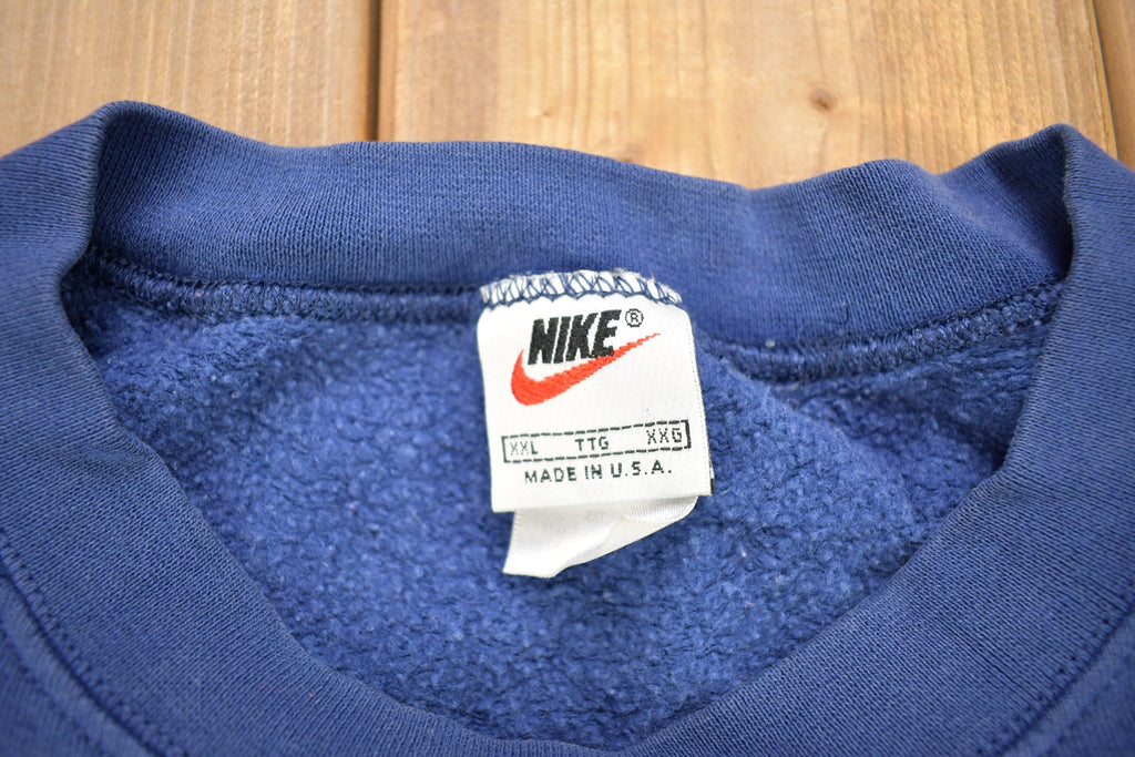 Vintage 1990s Nike Big Swoosh Graphic Crewneck Sweatshirt