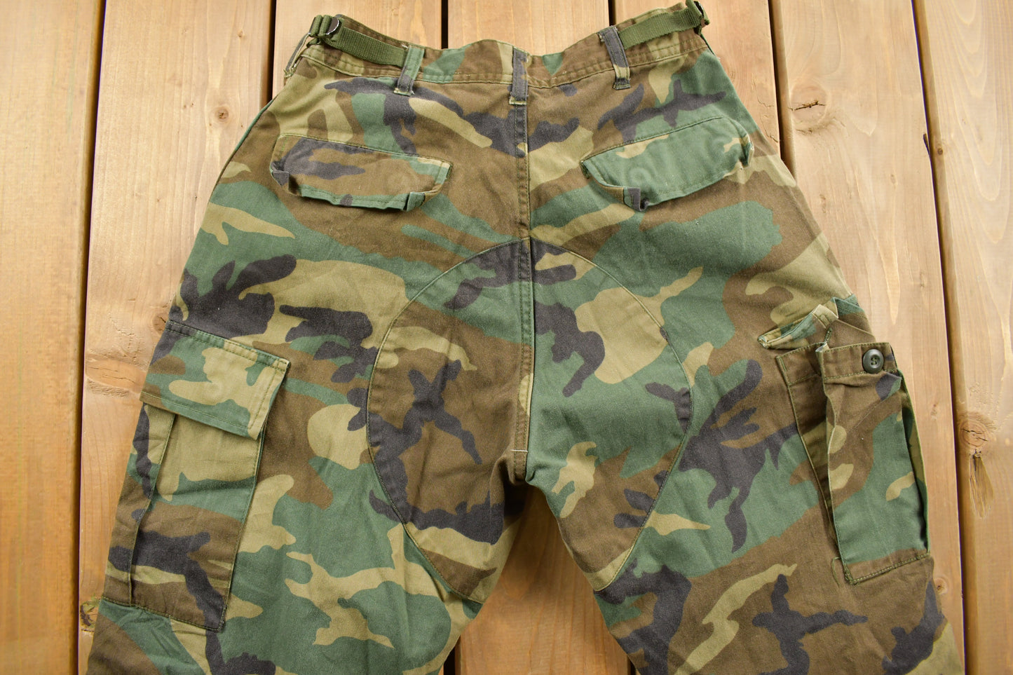 Vintage 1990s US Army Woodland Camouflage Cargo Pants Size 30 x 30 / Army Pants / Military Pant's / Vintage Cargos