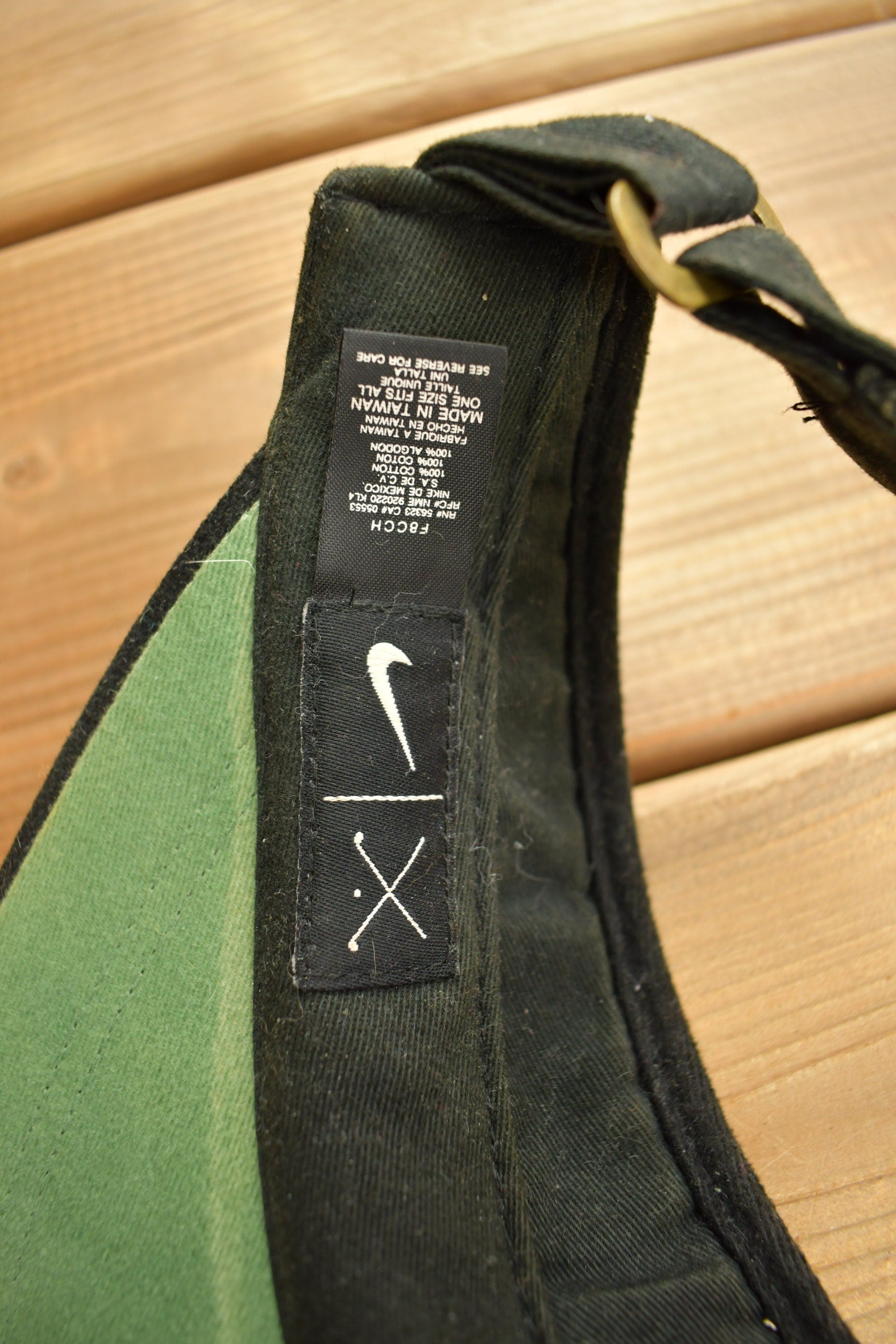 Vintage 1990s Nike Golf Visor Hat