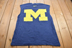 Vintage 1990s Nike Michigan University Wolverines Collegiate Tank Top Shirt