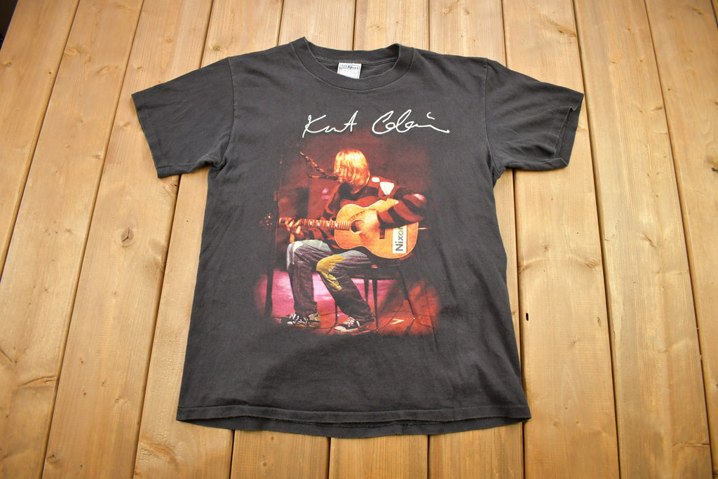 Vintage 1999 Kurt Cobain Nirvana Graphic Band T-shirt