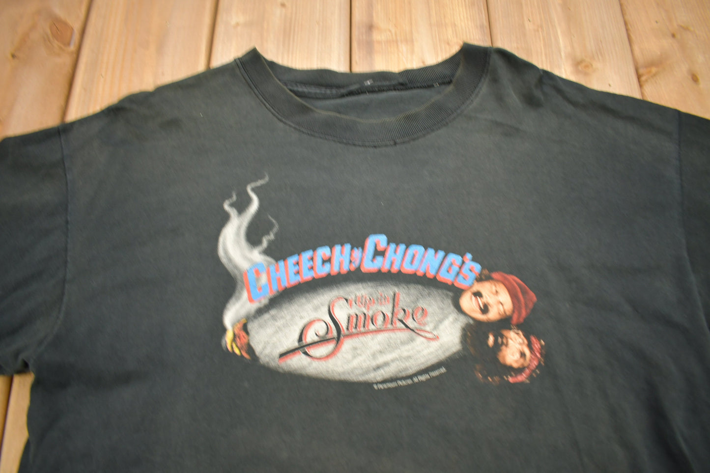 Vintage 1990s Cheech And Chong Up In Smoke Movie Promo T-shirt / Vintage Movie Tee / Made In USA / Single Stitch / Rare Vintage