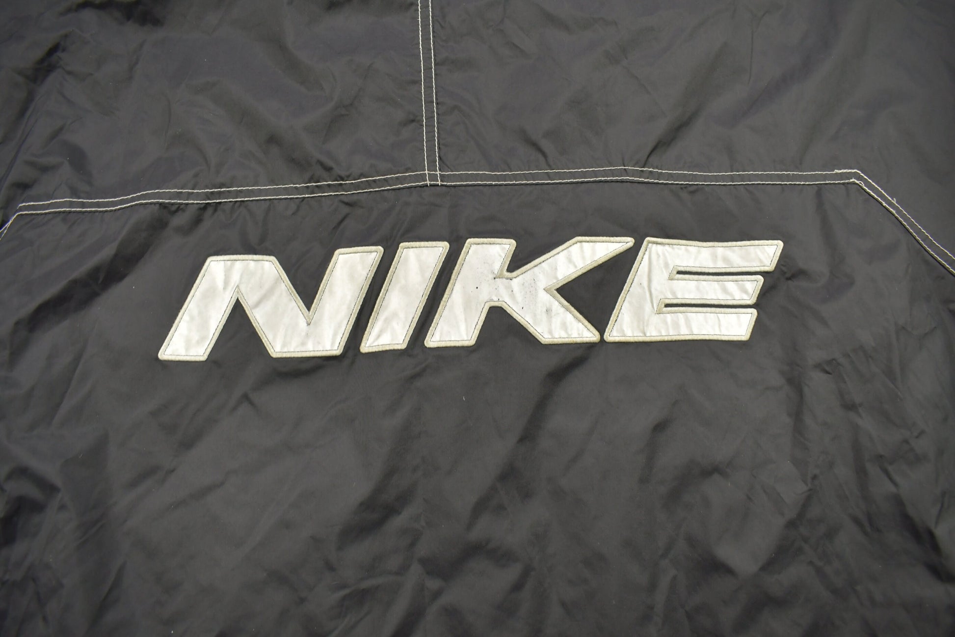 Vintage 1990s Nike Mini Swoosh Half Zip Windbreaker Jacket