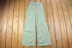 Vintage 1970s Casual Flared Bell Bottom Pants Size 24 x 32