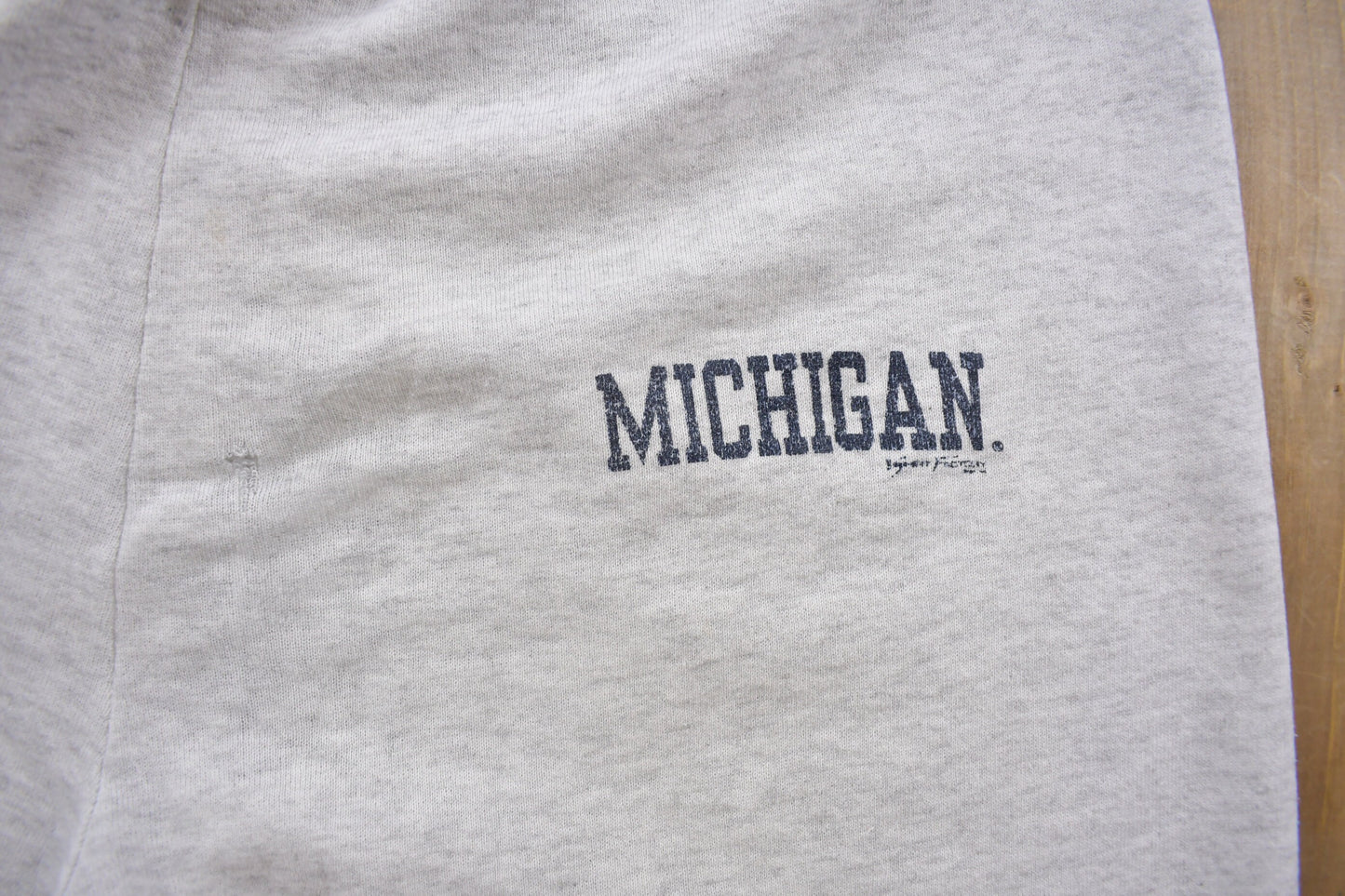 Vintage 1990s Michigan State University Grey Sweatpants 33 x 29 / Made in USA / Collegiate Vintage / American Vintage / Streetwear Fashion