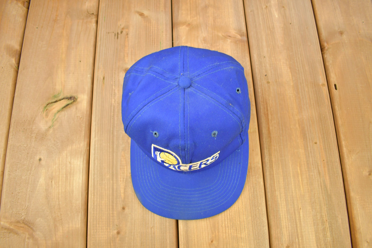 Vintage 1990s Indiana Pacers NBA Snap Back Hat / OSFA / 90s Snap Back / Vintage Hat / Embroidered / Vintage Pacers