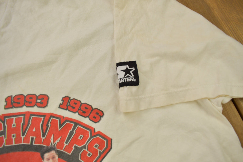 Vintage 1997 Chicago Bulls NBA Champions Starter T-Shirt