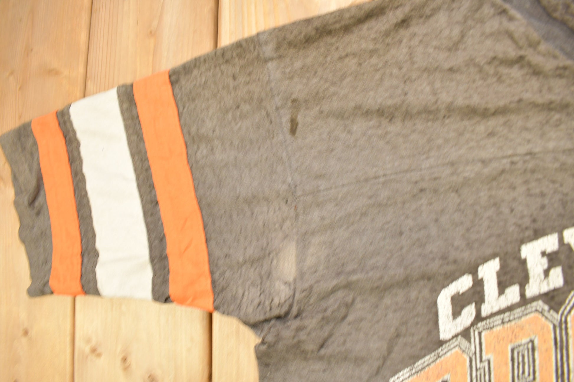 Vintage 1980s Cleveland Browns Logo 7 Graphic T-Shirt