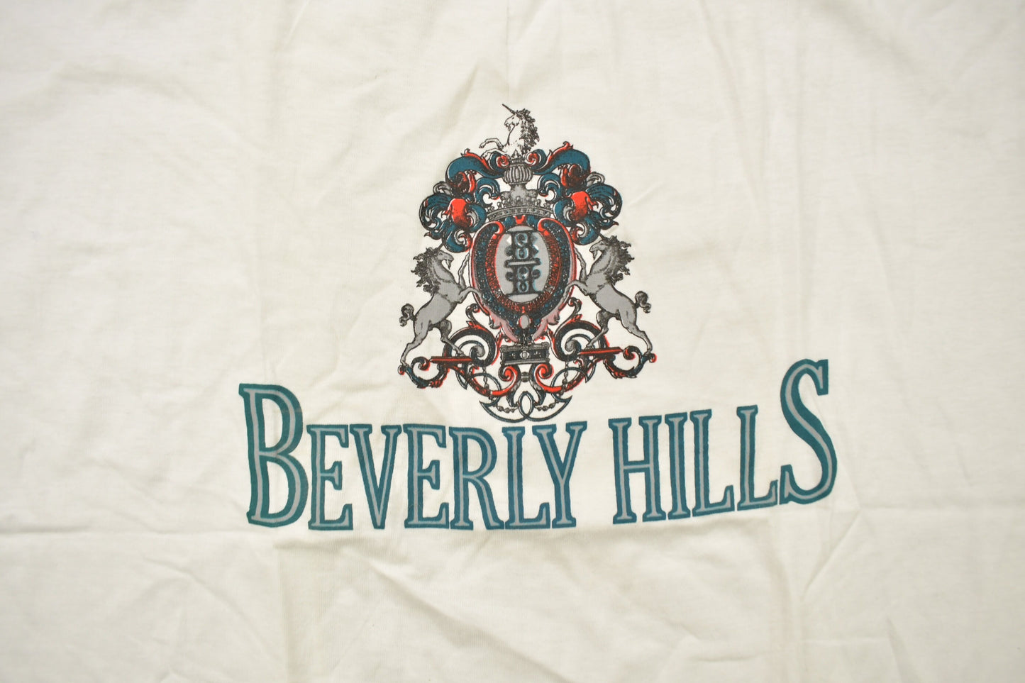 Vintage 1980s Beverly Hills California Souvenir T Shirt / Streetwear / Single Stitch / Vacation Tee / Travel T Shirt / Beverly Hills