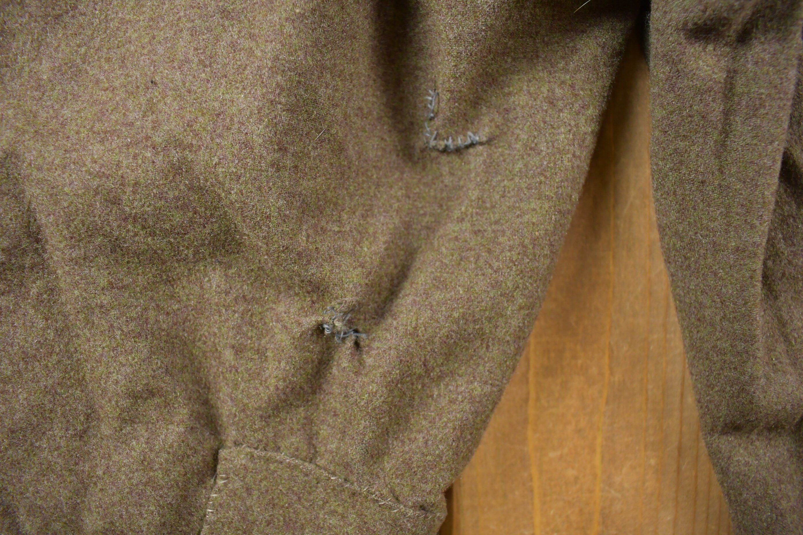 Vintage 1960s Rübezahl Bekleidung Military Wool Cargo Pocket Pants