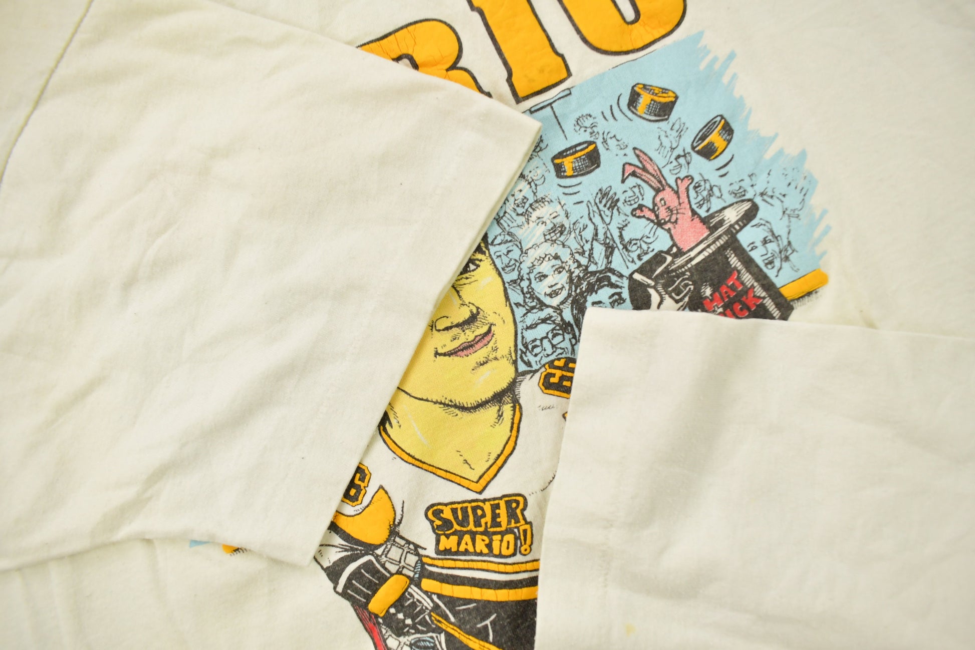 Vintage 1990s Mario Lemieux NHL Graphic T-Shirt