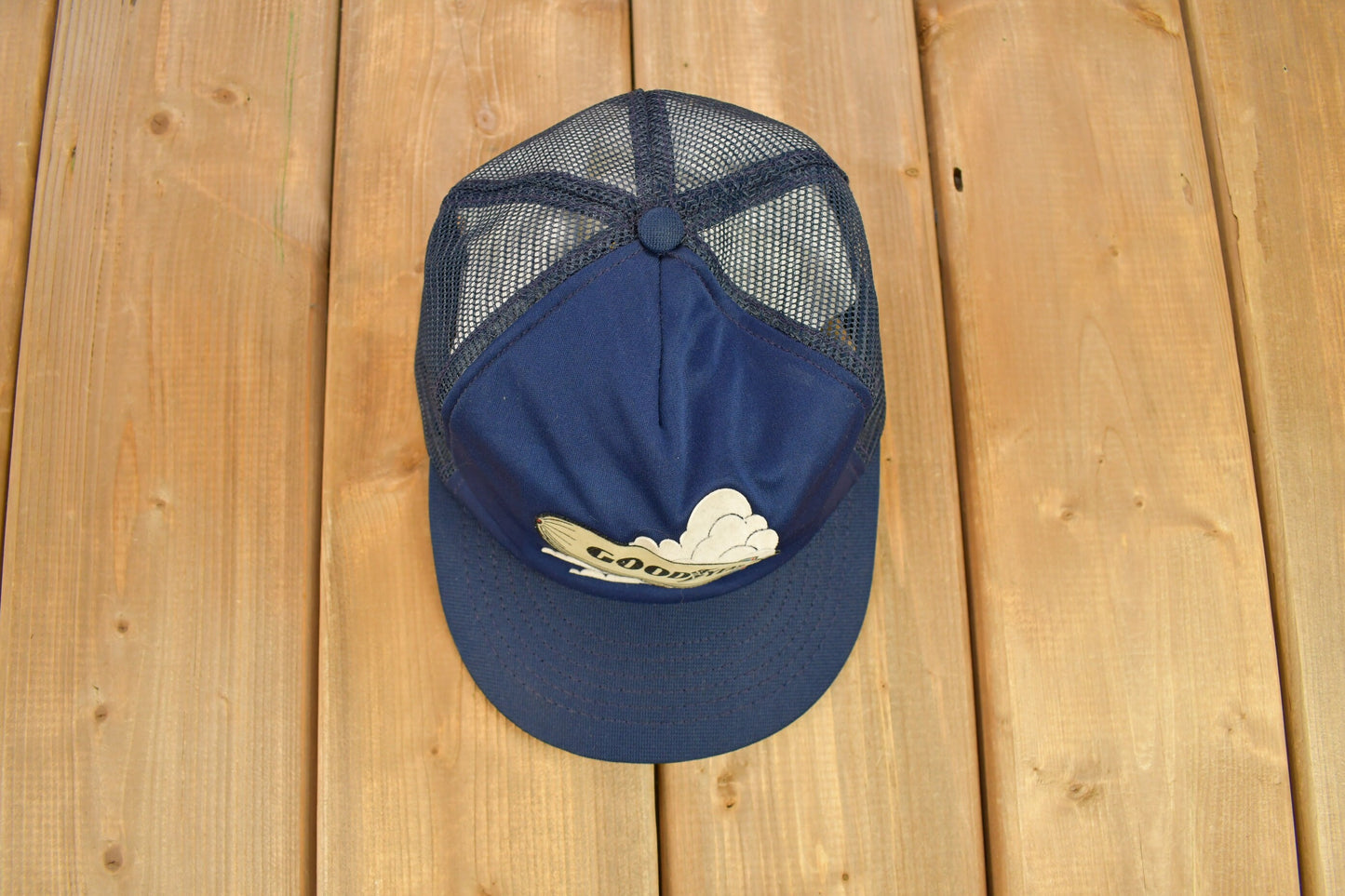 Vintage 1980s Good Year Swingster Trucker Hat / OSFA / 90s Mesh Trucker Hat / Vintage Snap Back / Souvenir Cap / Summer Hat