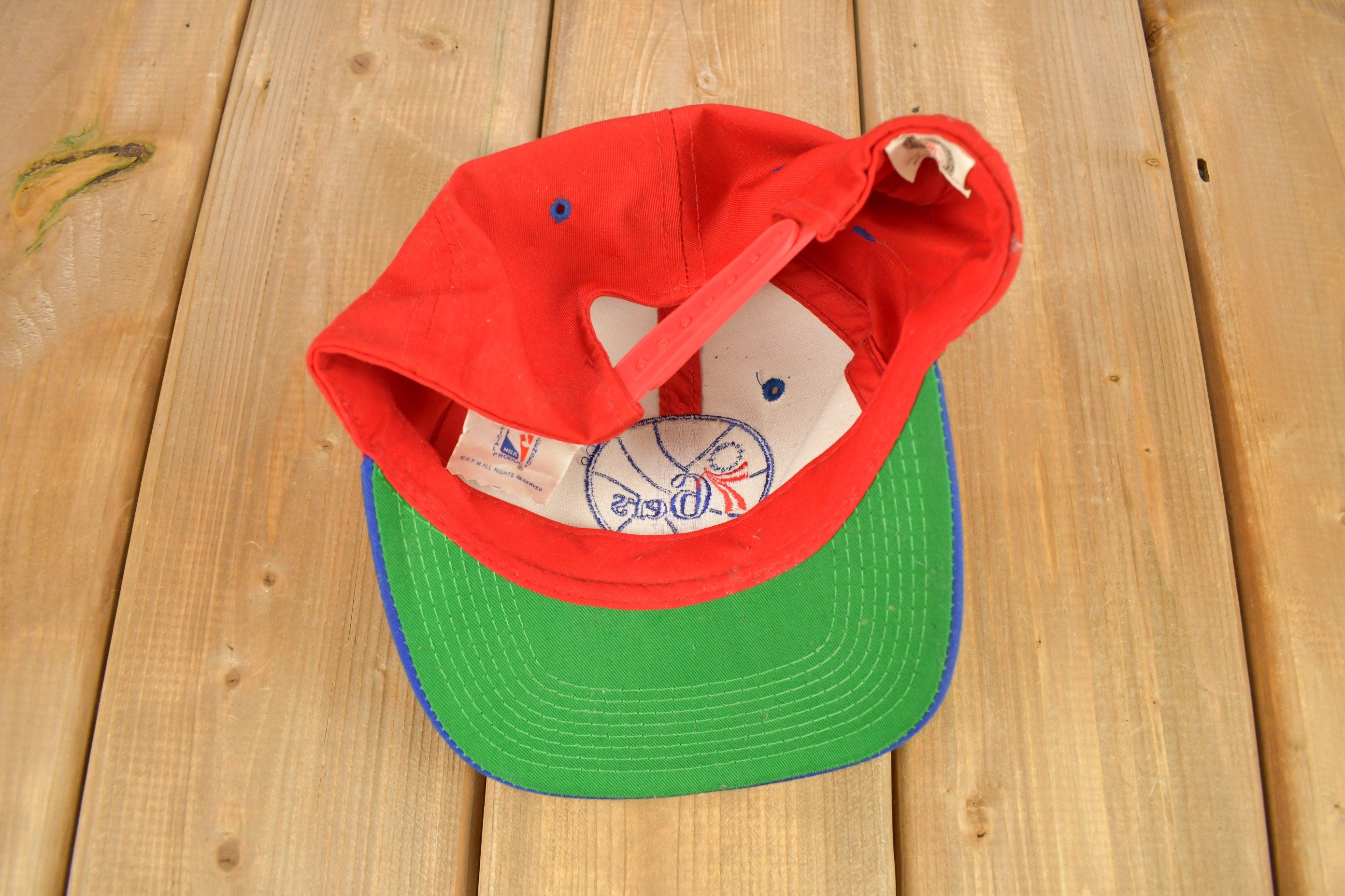 Vintage 1990s Philadelphia 76ers NBA Snap Back Hat