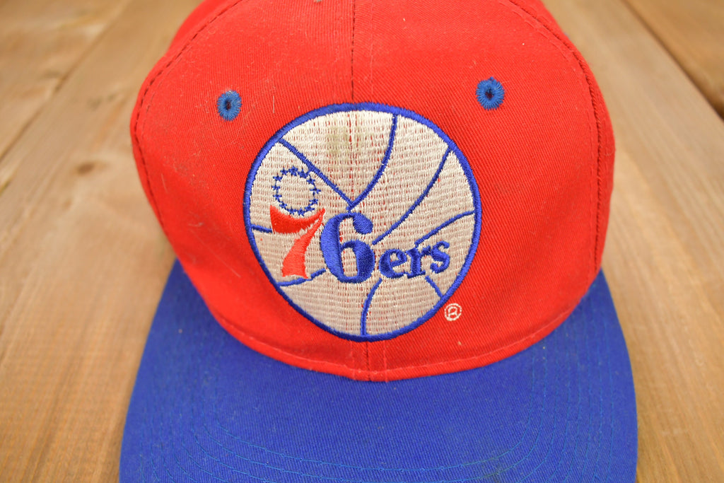 Vintage 1990s Philadelphia 76ers NBA Snap Back Hat