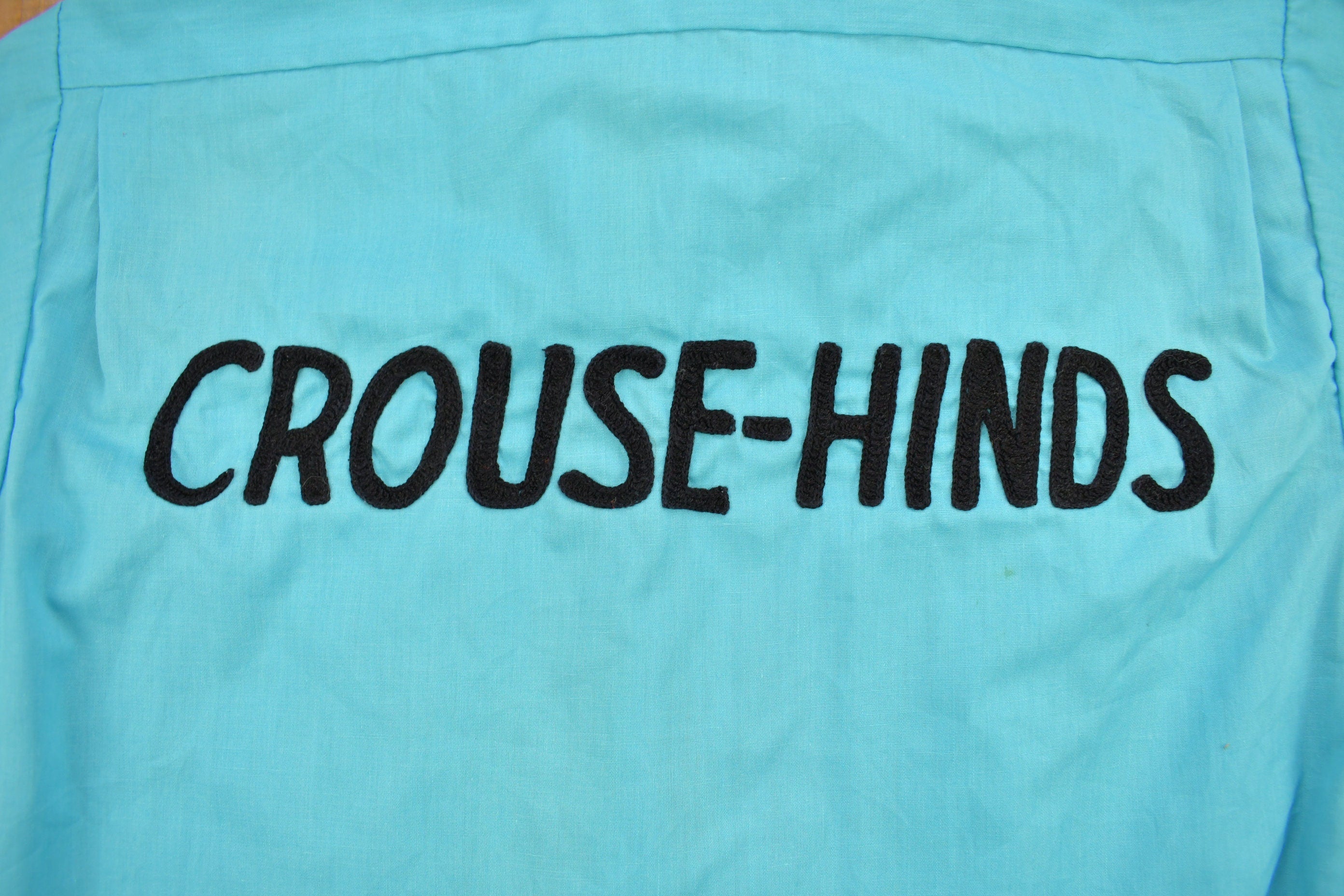 Vintage 1970s Crouse-Hinds Chain Stitched Bowling Shirt