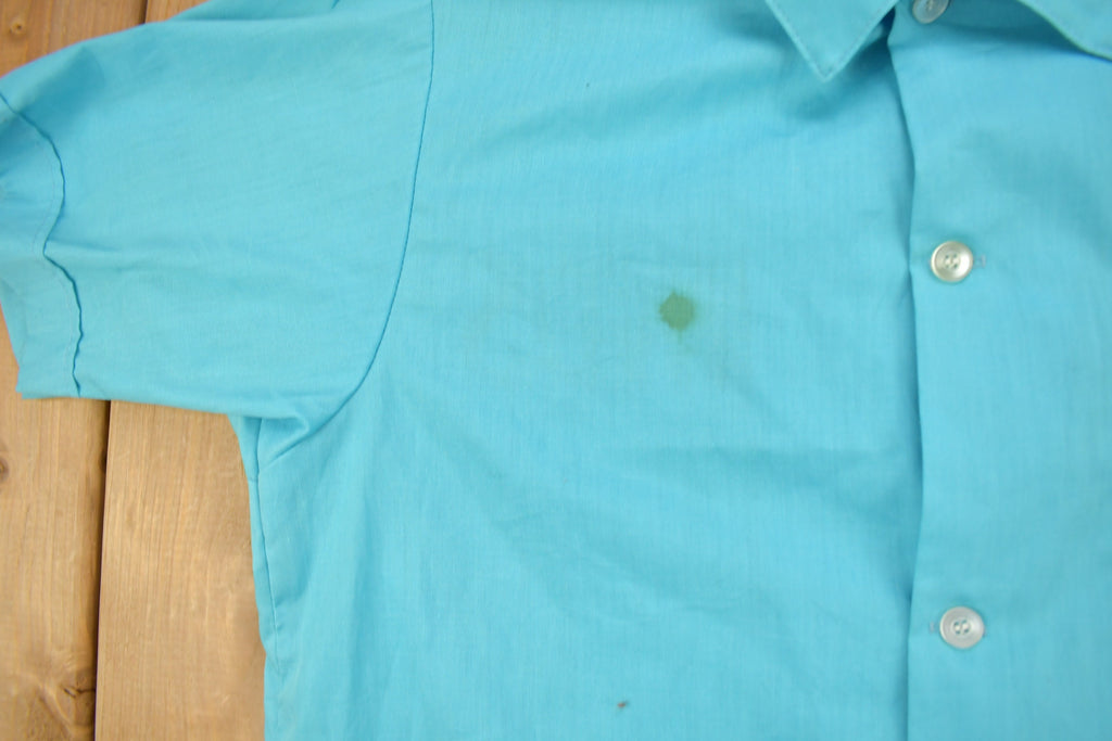 Vintage 1970s Crouse-Hinds Chain Stitched Bowling Shirt