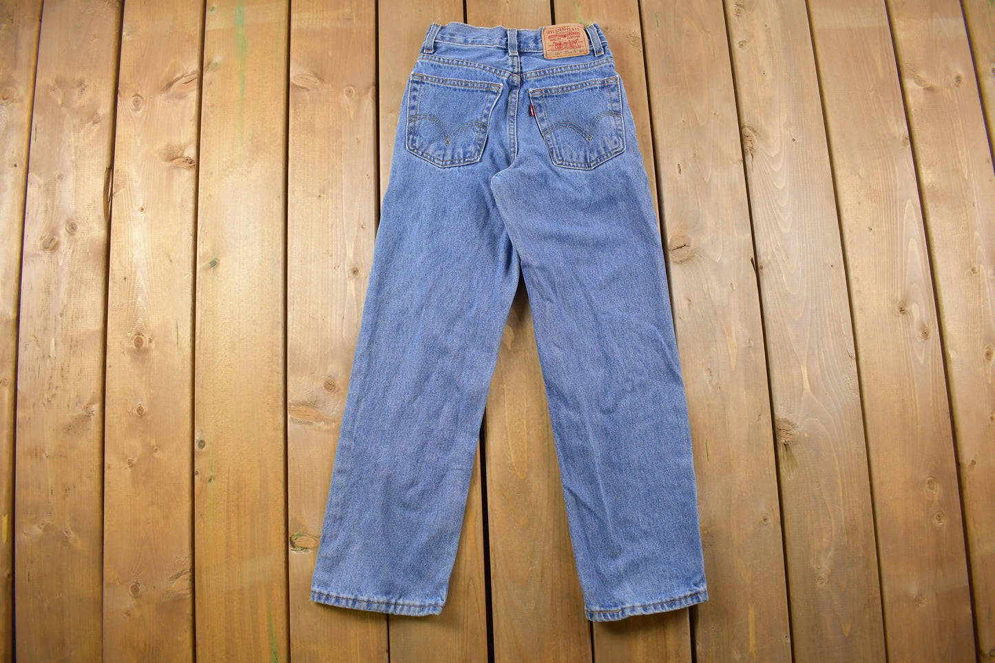 Vintage 1990s Levi's 550 Red Tab Relaxed Fit Denim Jeans Size 22 x 25