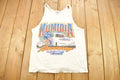 Vintage 1990s Numidia  Racing Graphic Tank Top Shirt